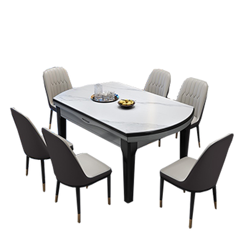 上林春天 轻奢岩板餐桌