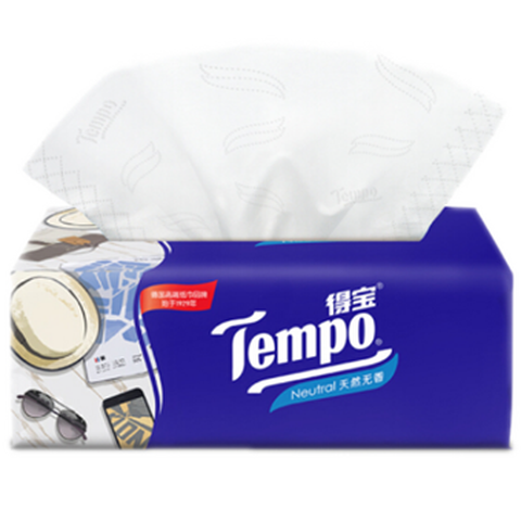 得宝 天然无香抽纸