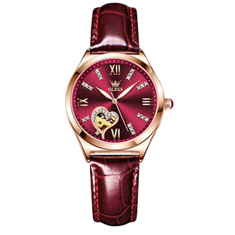 欧利时瑞士认证女机械表