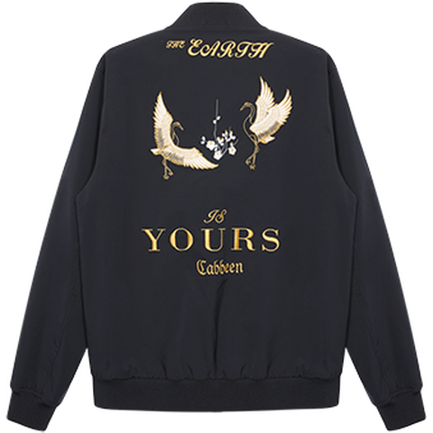 卡宾 国潮仙鹤刺绣夹克