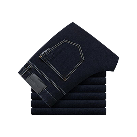 七匹狼 弹力商务牛仔裤