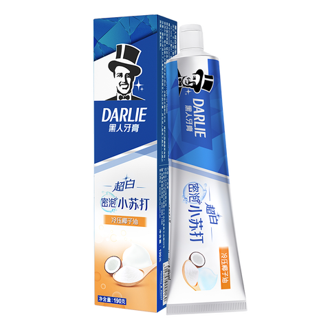 黑人 小苏打美白牙膏