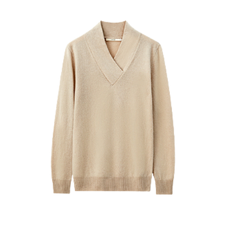 AMII 羊绒V领毛衣