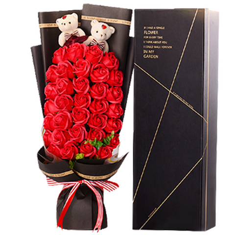 娜琪 小熊鲜花礼盒