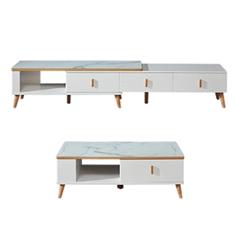 全友简约风电视柜茶几