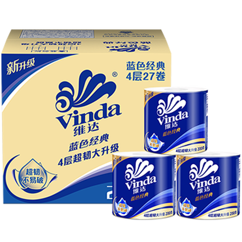 维达 加厚耐用卷纸