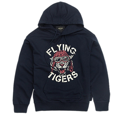 AKSERIES藏蓝连帽卫衣