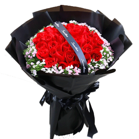 幽客玉品 33朵红玫瑰