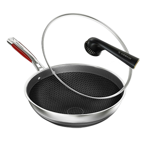 康巴赫不锈钢炒锅