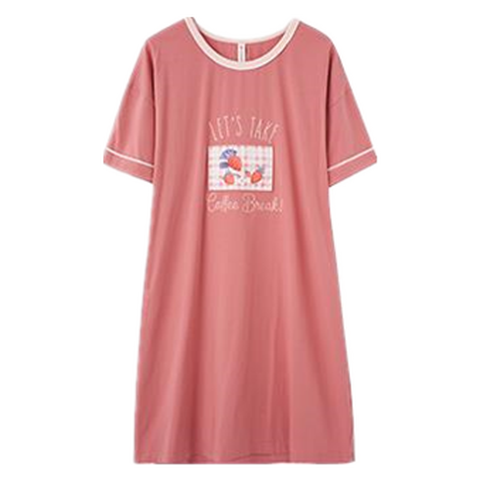 芬腾薄款草莓印花家居服