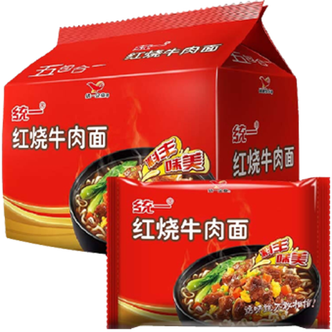统一红烧牛肉味方便面