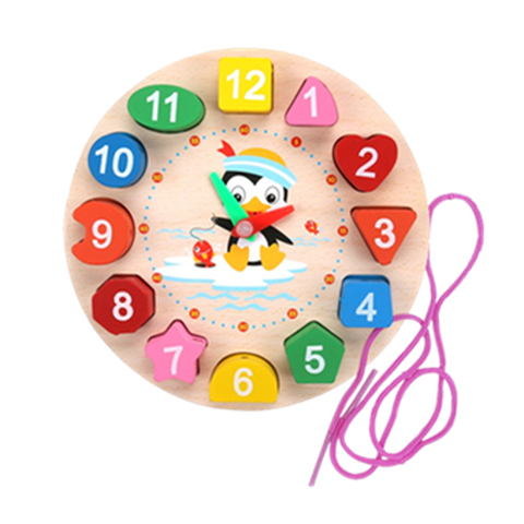 玛利娅蒙特梭利积木时钟