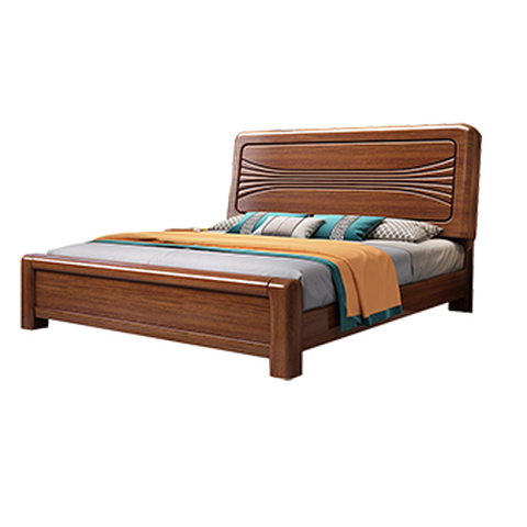 小木窝 胡桃木实木床