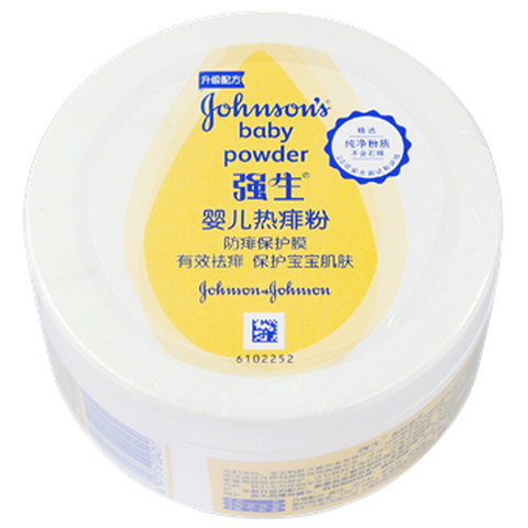 强生 吸汗祛痱爽身粉