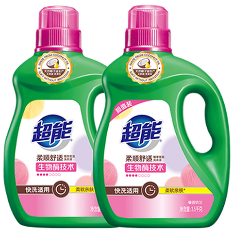 超能 柔顺舒适洗衣液