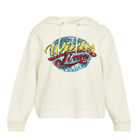 哥弟 宽松连帽卫衣