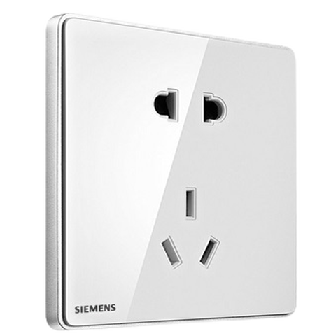 西门子 象牙白开关插座