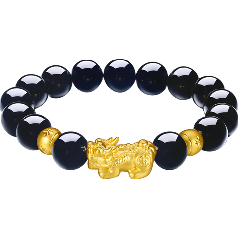 周六福珠宝转运珠手链