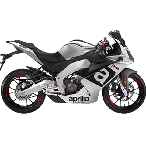 艾普瑞利亚 银色摩托车