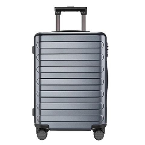 90分钛金灰拉杆箱