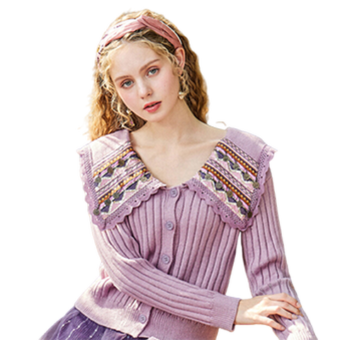 果酱公主修身针织衫