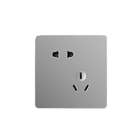 德力西 斜五孔插座