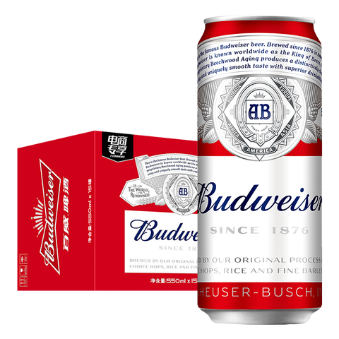 百威 淡色拉格啤酒