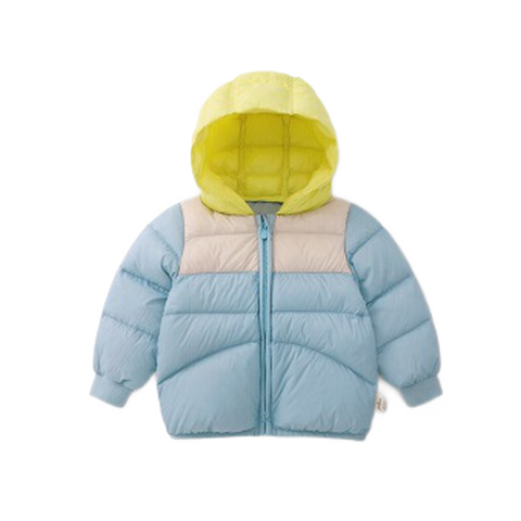 博睿恩 宝宝拼色羽绒服