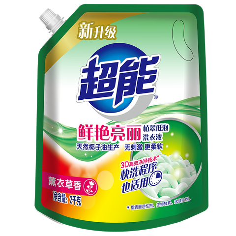 超能 植翠低泡洗衣液