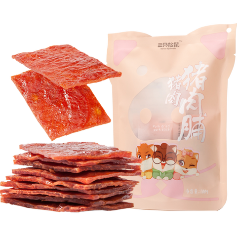 三只松鼠 耐嚼猪肉脯