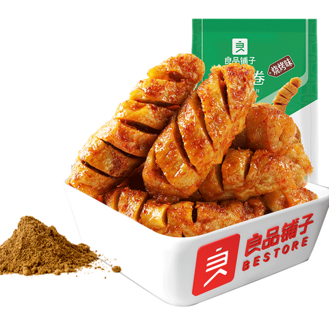良品铺子烧烤味面筋卷