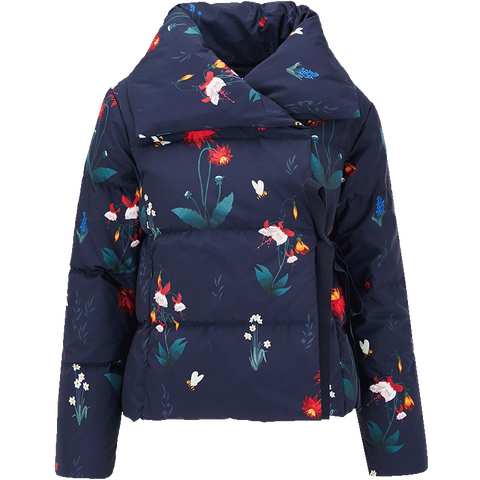 宝姿 翻领短款羽绒服