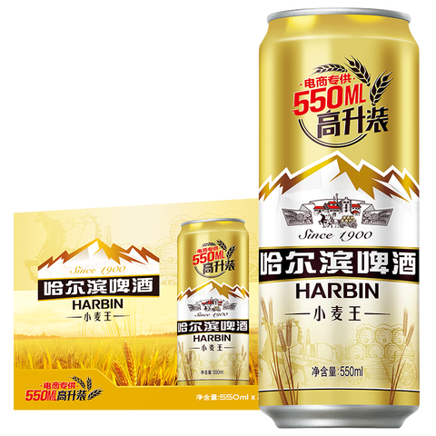 哈尔滨牌 麦香突出啤酒