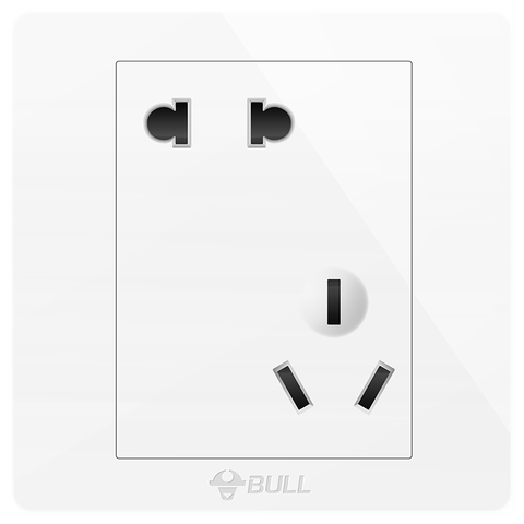 公牛 斜五孔插座