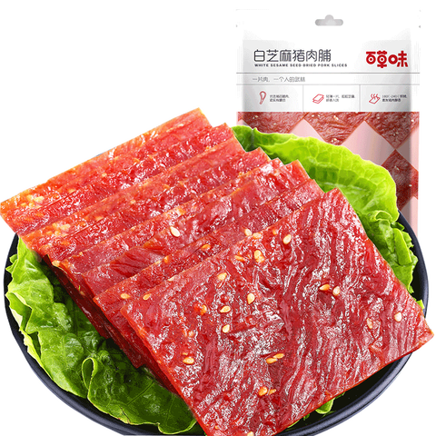 百草味 白芝麻猪肉铺