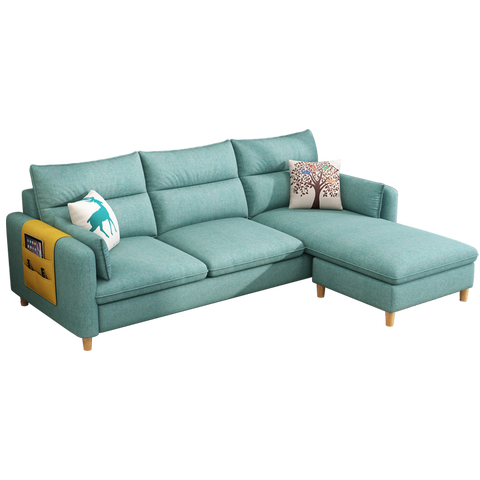 锦巢 实木框架布艺沙发