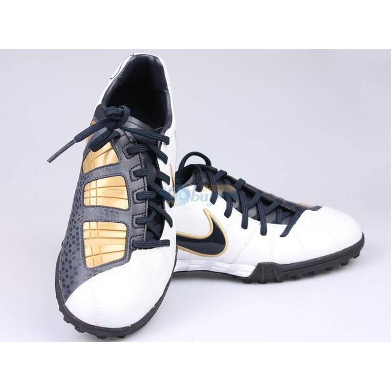 nike耐克男式足球鞋total90 shoot iii l-tf白色42码385438147