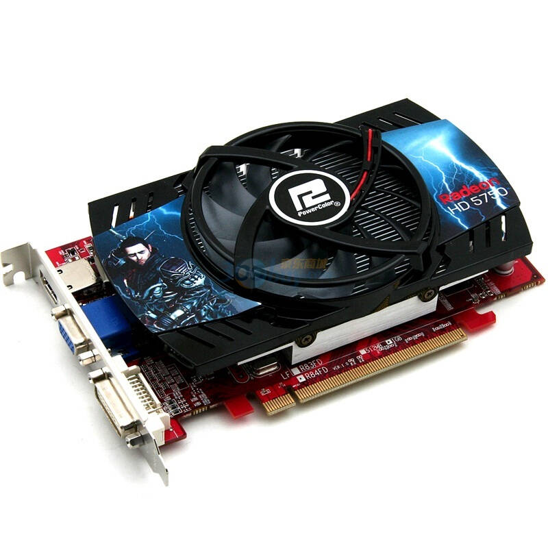 迪兰恒进(dataland)hd5750恒金1g 700/4600 1024m/128bit gddr5 pci-e