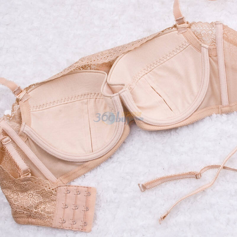 体会 玉醉芙蓉3/4软棉抹胸围文胸 bq0101 茶色 70d