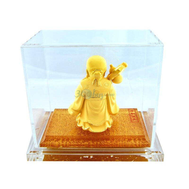 许大福千足铸金寿公礼品摆件