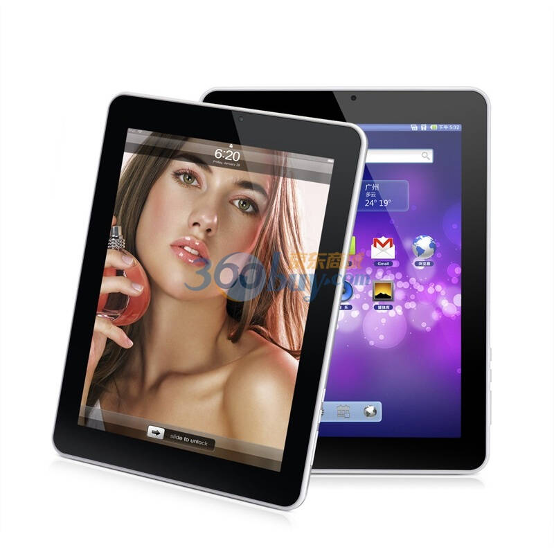 台电(teclast)p85 超薄8寸1024*768高分屏平板电脑8g 前黑后银色