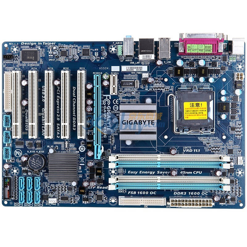 技嘉(gigabyte)ga-p43t-es3g 主板(intel p43 /socket 775)【图片