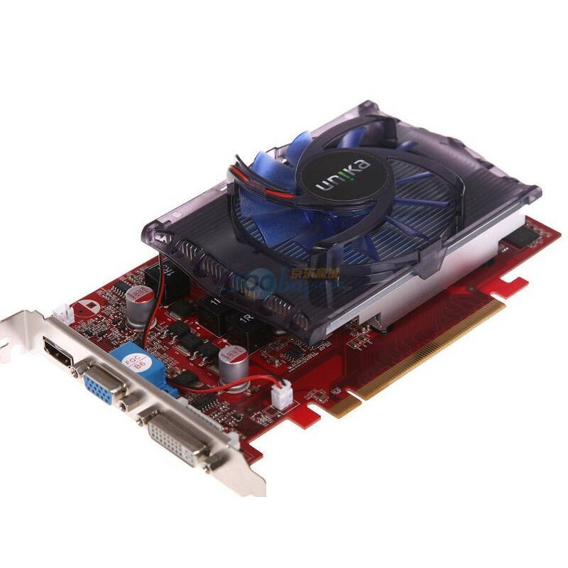 双敏(unika)速配9600gso小牛版 500/1400 512m/256位 ddr3 pci-e 显卡