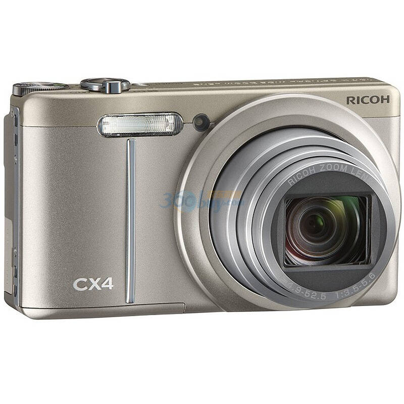 理光(ricoh) cx4 数码相机(香槟银色)
