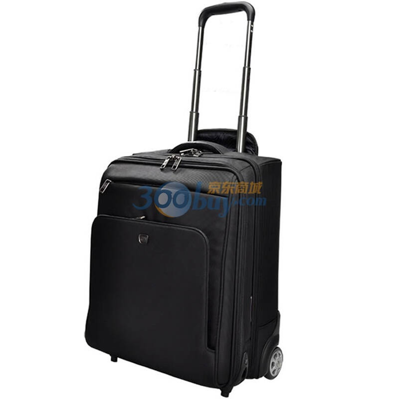 英国卡尔顿carlton涤纶16寸电脑拉杆箱crx050j05001黑色