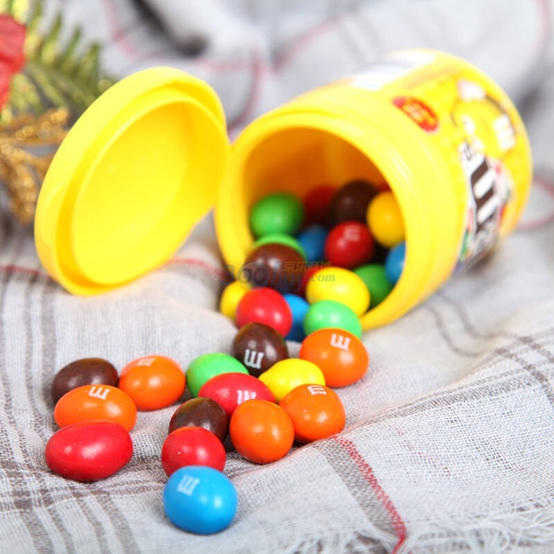 【京东超市】m&ms花生牛奶巧克力豆100g