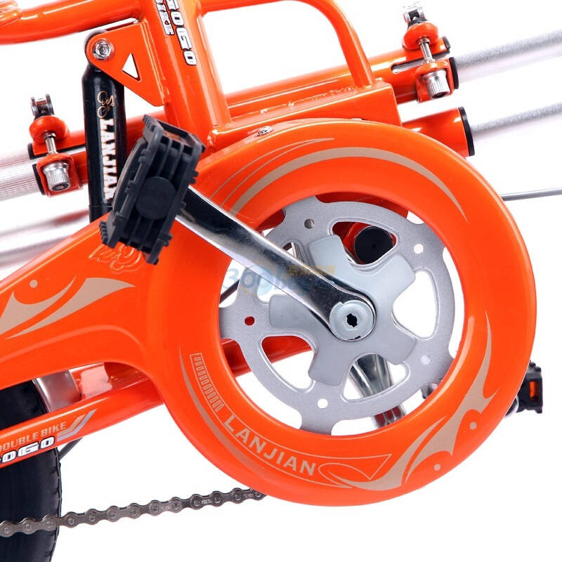 欣羽gogo伸缩折叠自行车12寸橙色