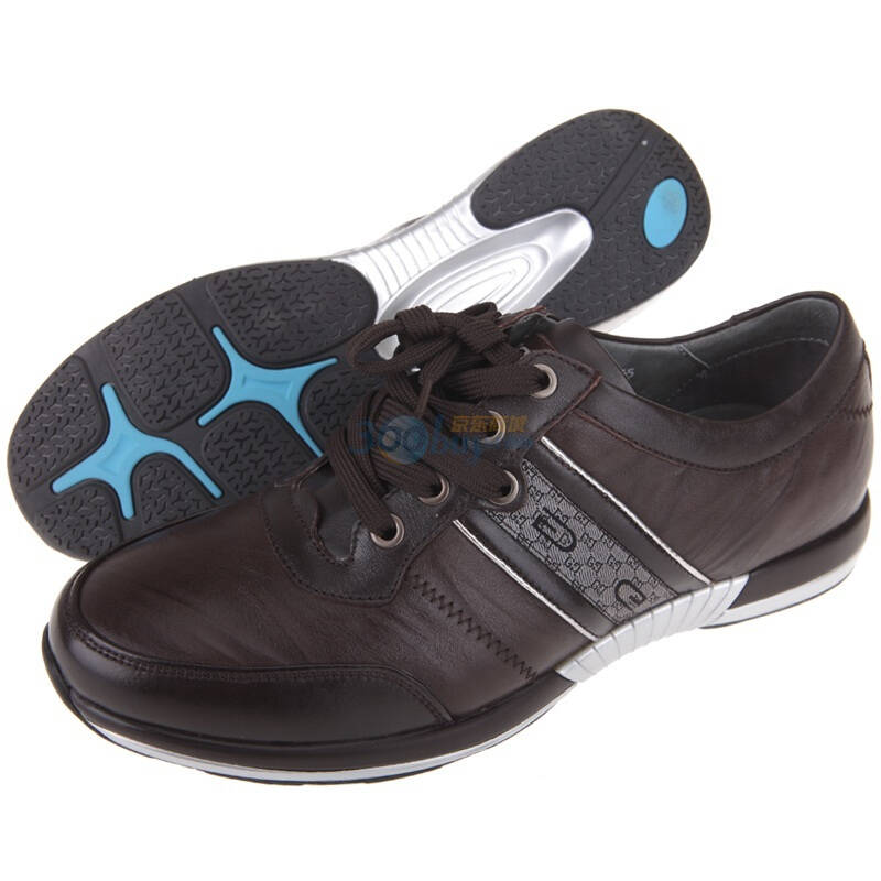 apple美国苹果2010年秋冬季新款男式牛皮商务休闲鞋06156棕色41码