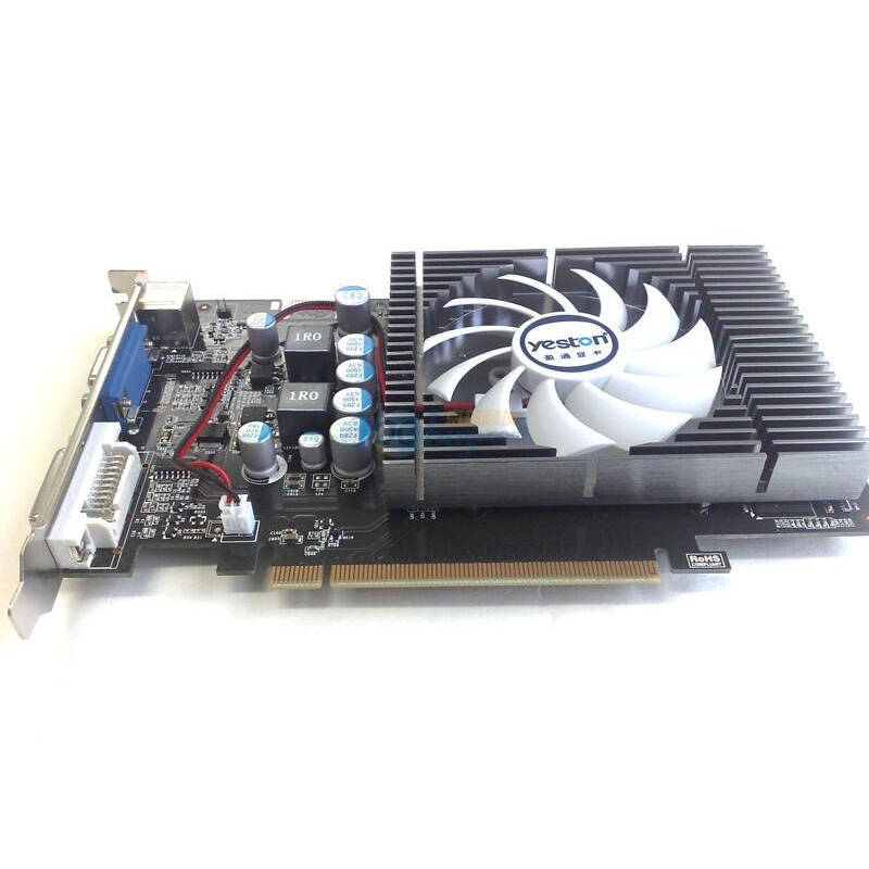 盈通g9600gso-tc512gd2战神版 600/800 256m/64位 ddr2 pci-e 显卡