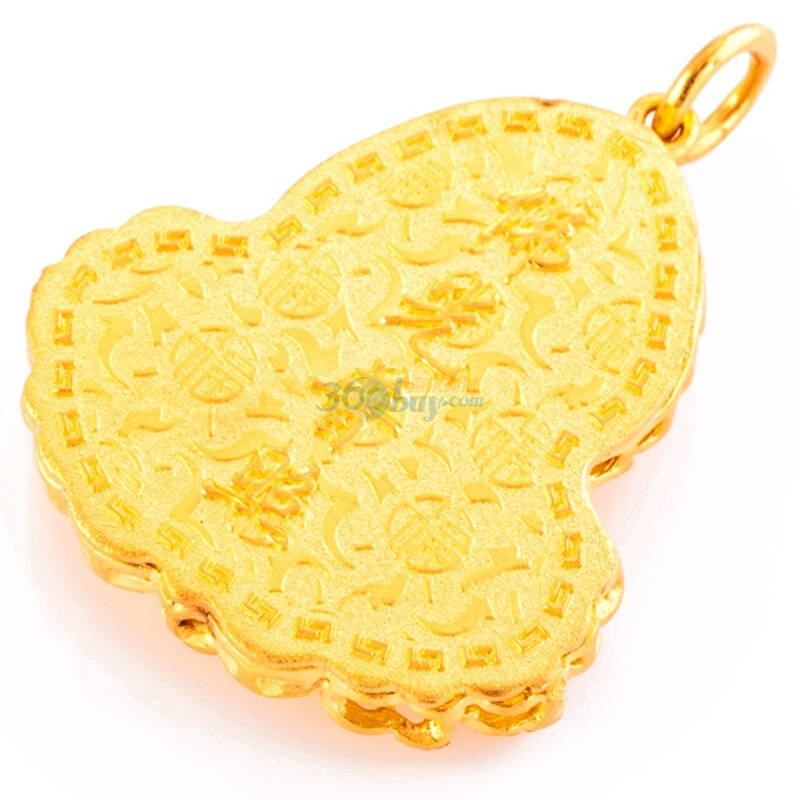 唯金工坊 富贵佛 千足金纯金吊坠(约15.13g)